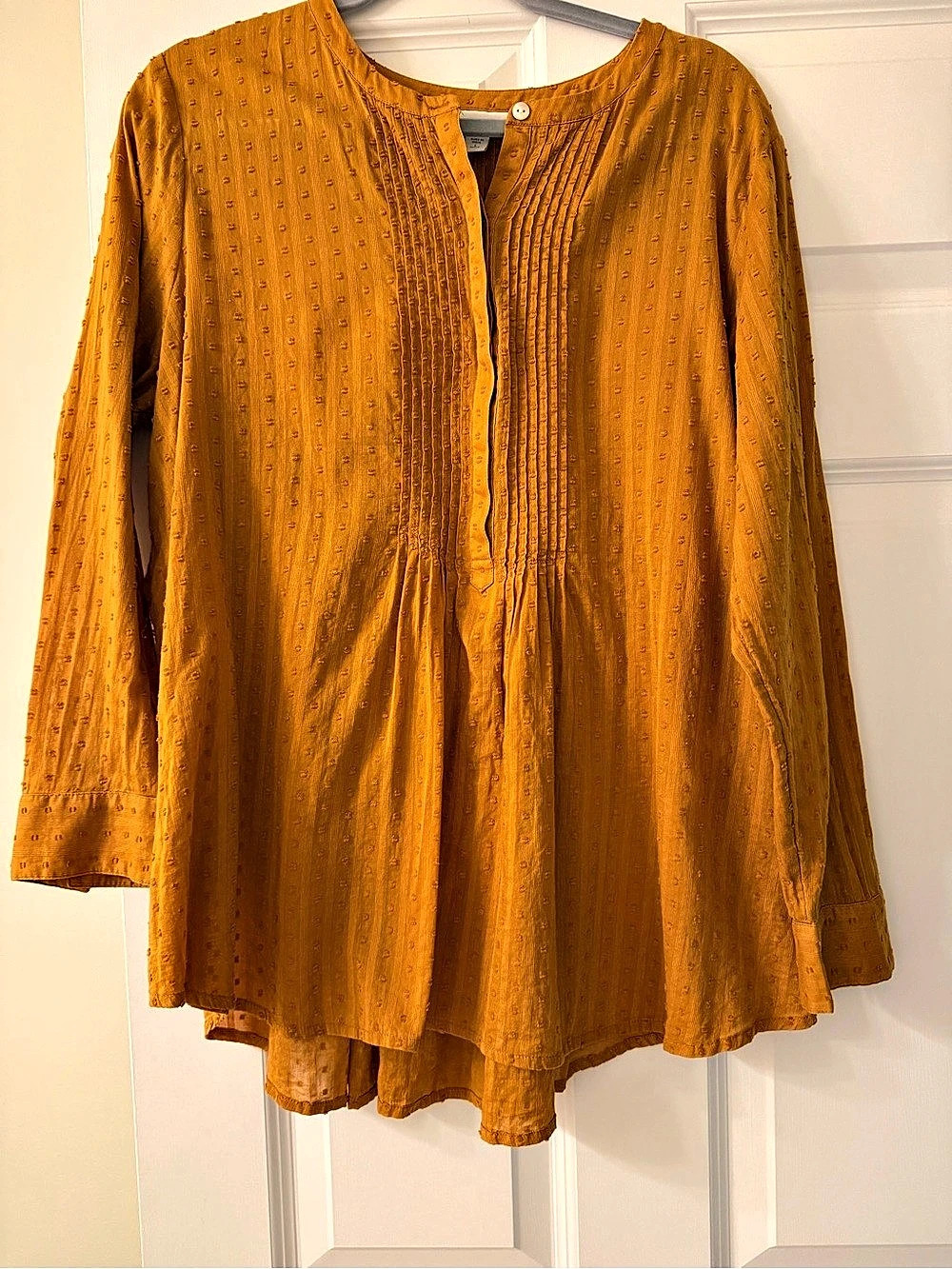 Old Navy Orange Eyelet Blouse